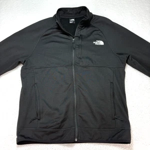 Giacca a vento North Face pile uomo taglia large full zip nera - Foto 1 di 8