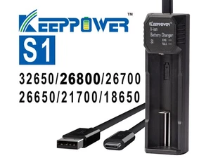 Keeppower S1 Cargador para Baterías Li-Ion hasta 84,5 mm de Longitud - Imagen 1 de 1