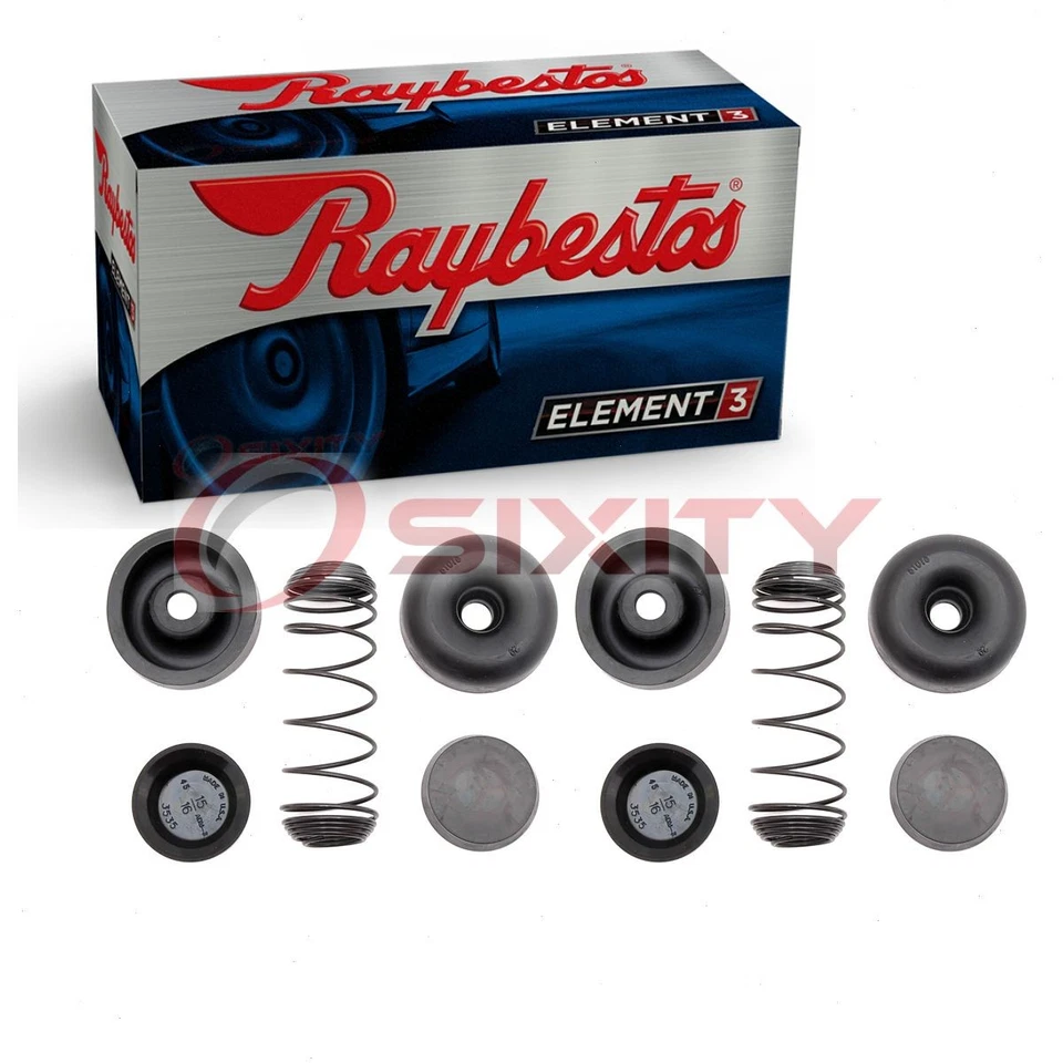 Kits de cilindro de rueda de freno de tambor delantero Raybestos Element3 de 2 piezas para 1961-1975 lp Foto 1 de 4