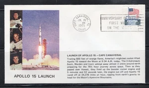 1971 US Space Event Cover Apollo 15 Launch July 26 Cape Canaveral FL - Picture 1 of 1