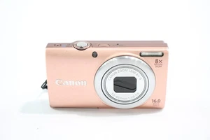 Canon Powershot A4000 IS Digital Compact Camera Working w/ 8x Canon Zoom Lens  - Picture 1 of 6