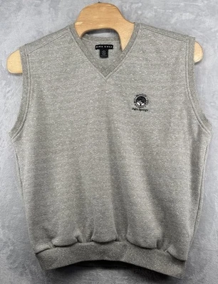 VTG Nike Golf Mesquite Country Club Palm Springs California Gray Vest Men's XL - Image 1 of 4
