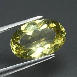 2.45 Ct AAA Perfect Oval Cut 10.6 x 6.9 MM 100% Natural Greenish Yellow Apatite - Bild 1 von 5