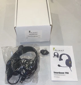 Auriculares Pliant SmartBoom Pro de un solo oído con cable XLR hembra de 4 pines - Imagen 1 de 10