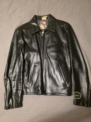 Chaqueta Diesel Vintage Negra Charol Talla Mediana Hecha en China/Italia Rara  Foto 1 de 4