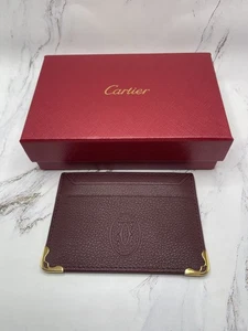 Cartier Cardholder Red Calfskin Must de Cartier Card Wallet - AD VIP Gift - Picture 1 of 4