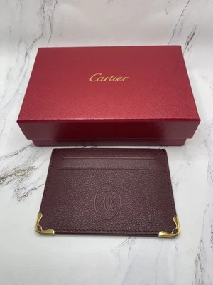 Cartier Cardholder Red Calfskin Must de Cartier Card Wallet - AD VIP Gift - Image 1 of 4