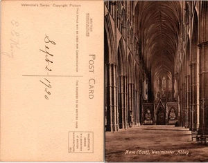 Westminster Abbey Nave Postcard - Historic England Architecture View - Picture 1 of 1