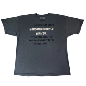 Camiseta militar Ranger Up para hombre 2XL cita suboficial bandera americana columna vertebral - Imagen 1 de 10