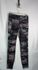 Lululemon Leggings Women’s Sz 6 High Rise Black Pink White Tie Dye Athleisure - Picture 1 of 10