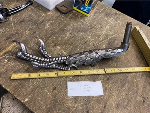 Orig Image Products Talon Eagles Claw Kickstand Harley Softail Shovel Chopper - Foto 1 di 11