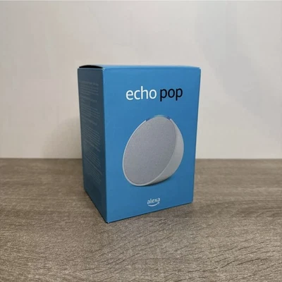 Echo Pop - Altoparlante Bluetooth Intelligente con Alexa - Bianco Ghiaccio - Imagen 1 de 3