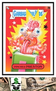 2022 Topps Garbage Pail Kids: Book Worms #2b Pinched Preston - - Foto 1 di 2