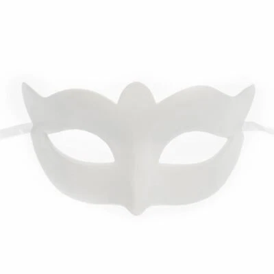 Máscara de Mascarada Blanca Hágalo Usted Mismo Máscara Talla Pequeña W7346 Foto 1 de 4