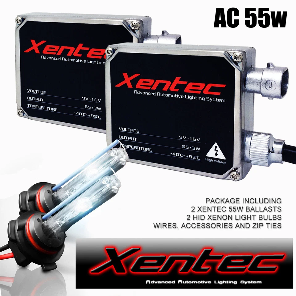 Hummer H1 H2 H3 Xentec HID Car Light XENON 55W 2 Bulb 2 Ballast Kit 9007 H10 H13 - Image 1 of 4