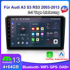Carplay Android 13 do Audi A3 S3 RS3 8P 8V Radio samochodowe 4 + 64G DSP GPS NAVI BT DAB +