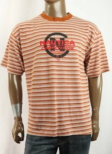 Nueva Camiseta Camiseta Para Hombres Logo Náutica Calce Clásico Manga Corta Cuello Redondo L - Imagen 1 de 2