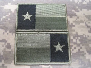 TEXAS FLAGGE AUFNÄHER OD OLIVE TRAB NORMAL ODER UMGEKEHRT WÄHLEN SIE MIT HAKEN ODER NÄHEN! - Bild 1 von 10
