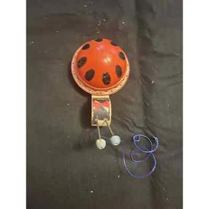 Fisher Price 1961 Ladybug pull giocattolo originale - Foto 1 di 3