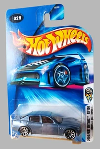 Hot Wheels MASERATI QUATTROPORTE Metalflake Steel Blue 2004 First Editions #029 - Picture 1 of 14