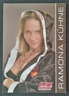 10190 Ramona Kühne Boxen Autogrammkarte original signiert - Bild 1 von 2