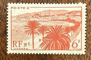 France: 1946. Set of 1 SC# 573 MLH, "Cannes". lot # 09-01164 - Picture 1 of 2