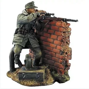 Kit Modelo Resina 1/35 Francotirador Soldado Alemán (con Base) Segunda Guerra Mundial Sin Pintar - Imagen 1 de 1