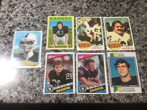U-Pick 1970’s-90’s Raiders Rookies SINGLES  - YOU PICK ANY CARD(S)