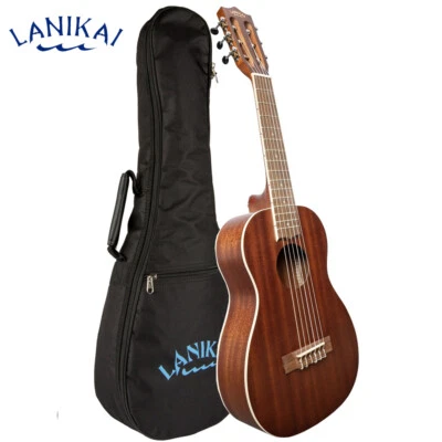 Lanikai MA-G Mahogany Series 6-String Guitelele Ukulele Satin Finish with Bag - Image 1 of 3