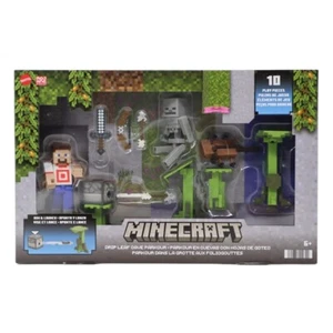 Minecraft Drip Leaf Cave Parkour, 10-Piece Play Set *MATTEL MOJANG STUDIOS* New - Picture 1 of 5