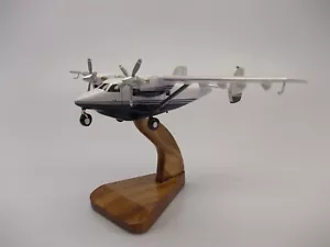 Smalto PZL M28 Skytruck aereo STOL scrivania forno legno secco modello piccolo nuovo - Foto 1 di 7