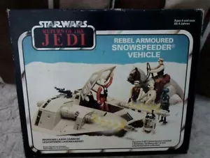 STAR WARS PALITOY Snow speeder Boxed kenner 1983 ROTJ jedi return vintage - Picture 1 of 10