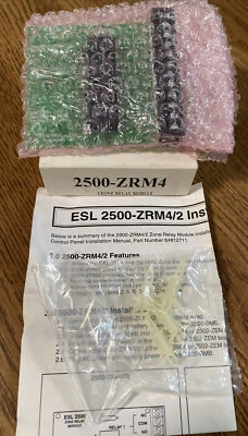 ESL 2500 ZRM-4 ALARMA CONTRA INCENDIOS MÓDULO RELÉ 4 ZONAS 60821534 Rev. A Foto 1 de 4