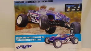Vintage 2004 Team Associated RC10T4 Brochure/Parts Explosion/Parts List - Picture 1 of 2