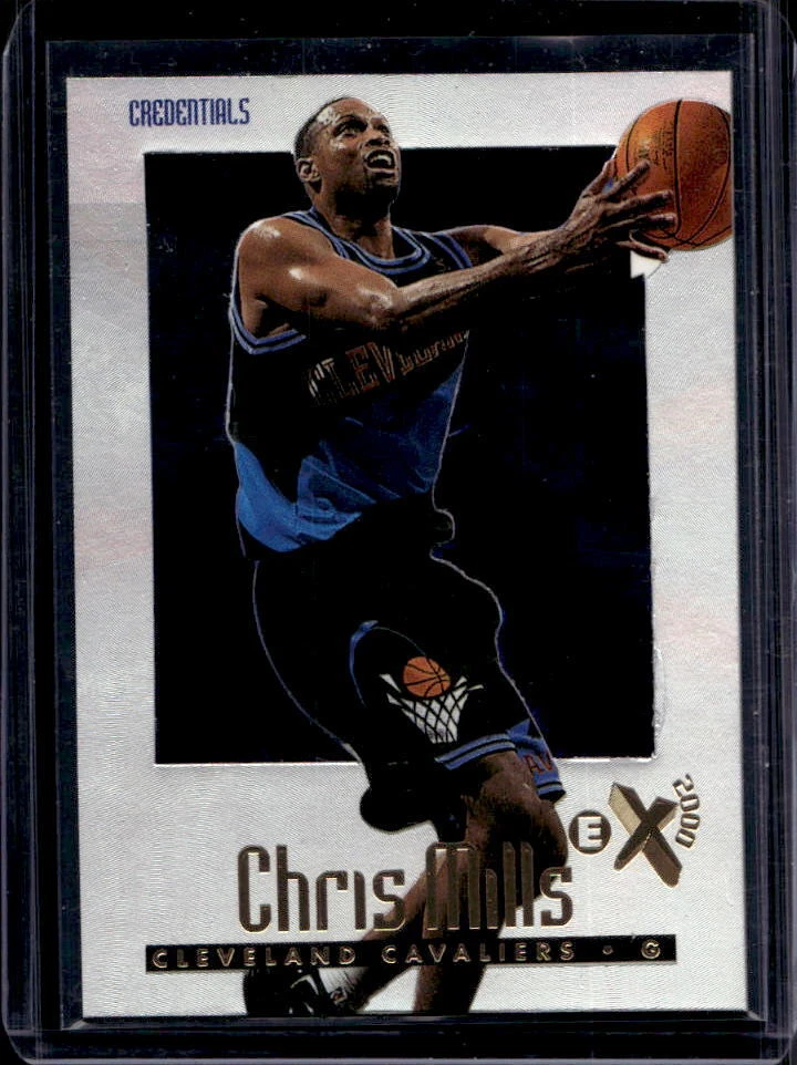 1996-97 Skybox E-X2000 Chris Mills Credentials #302/499 Cavaliers
