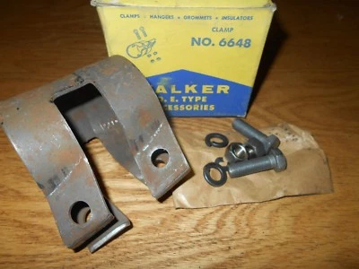 NORS Exhaust Pipe Clamp Pkg 1953 1954 1955 1956 Dodge, Plymouth (Front), Single  - Image 1 of 3