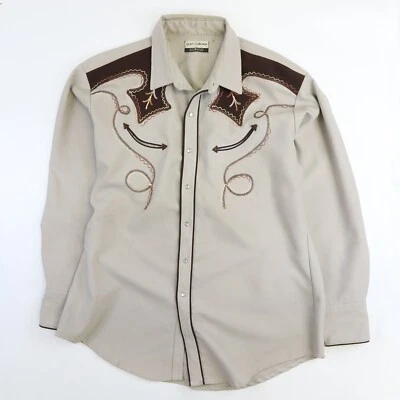 Camisa a Presión Karman Western Pearl Colección Dorada De Colección Talla Grande Foto 1 de 4