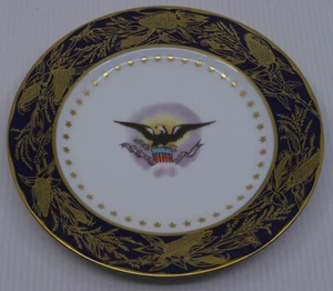 PRESIDENT BENJAMIN HARRISON WHITE HOUSE CHINA LTD. ED. SAMMELSCHILD, NUMMERIERT - Bild 1 von 4
