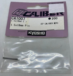 KYOSHO EP Caliber M24 CA1007 1.5 x 18mm Pin R/C Helicopter Parts - Picture 1 of 1