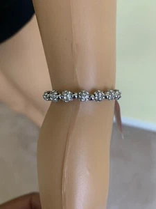 Damen Armbänder Silberfarben Pave Fireball Slider  - Bild 1 von 6