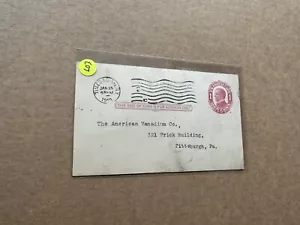 US 1912 Library Postal Card (L03) +UX24 + New York Public Library +General Chop - Picture 1 of 2