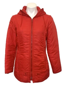 Vintage ASKA Skiwear Damen Skijacke, Größe M, rot, mit Kapuze, Taschen - Bild 1 von 12