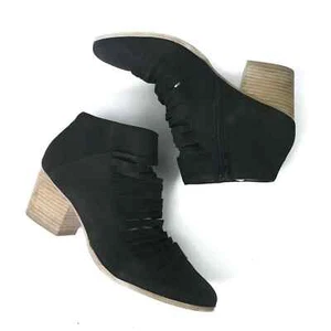 Botines de gamuza Sole Society Sparrow nobuck negro tostado para mujer 10 - Imagen 1 de 11
