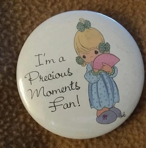 VTG JONATHAN & DAVID PIN ~ "I'M A PRECIOUS MOMENTS FAN"  - Picture 1 of 2