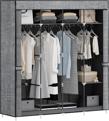 Kleiderschrank für Kinderzimmer Ankleidezimmer Stoffschrank Schlafzimmer Schrank - Bild 1 von 4