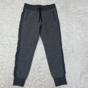 Lululemon Pants Womens 8 Gray Striped Get Going Jogger Lightweight Terry Ladies - Picture 1 of 14
