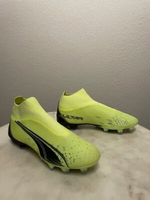 Mens Size 7 (Womens 8.5) PUMA Ultra Match LL FG Soccer Cleats Green NIB - Image 1 of 4