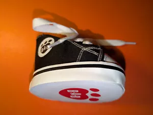 Build A Bear BABW High Top Tennis Shoe Black Converse Plush Doll Right Only) Toy - Picture 1 of 4