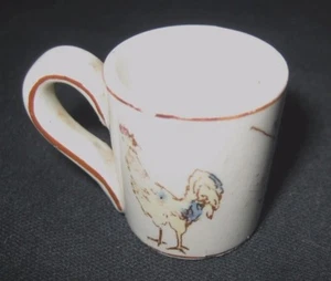 Antike Sarreguemines kleine Miniatur Tasse Enfants Richard Hahn Kind - Bild 1 von 2