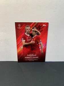 Topps Curated Set O Jogo Bonito Roberto Firmino Greatest Moments Liverpool - Picture 1 of 1